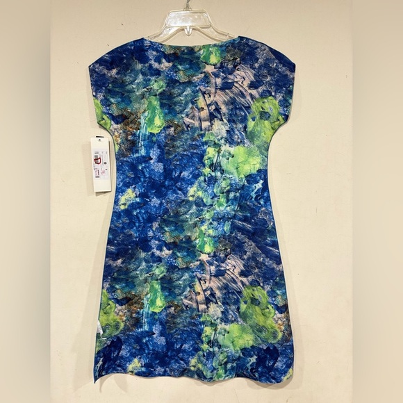 Animapop Italy Reversible Dress Abstract Artsy NWT No Iron Travel Women’s Sz S - Picture 2 of 15